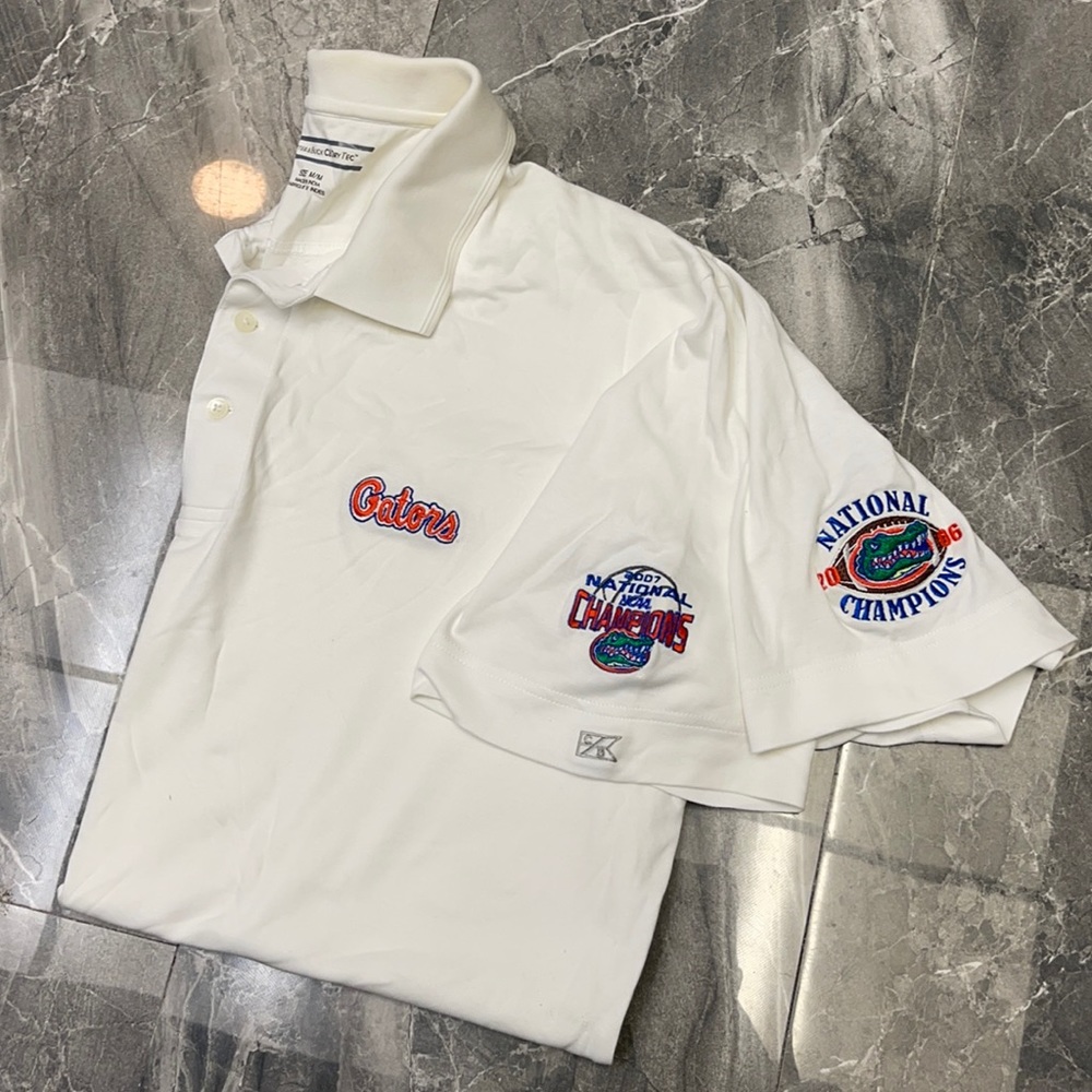 UF Gators 2006/2007 ncaa national basketball and football champions polo